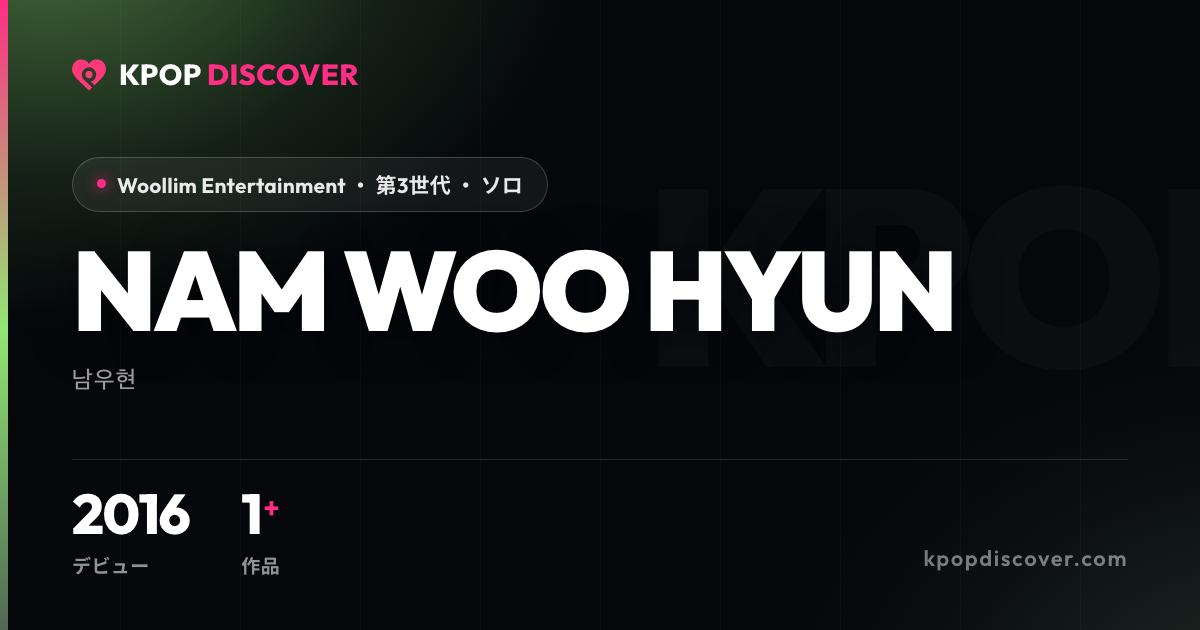 NAM WOO HYUN「Write..」のジャケット