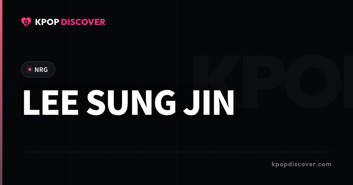 LEE SUNG JIN