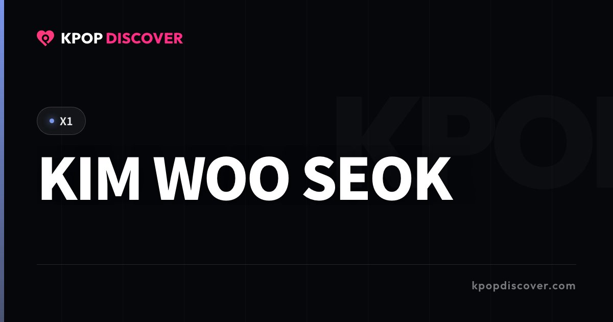 KIM WOO SEOK
